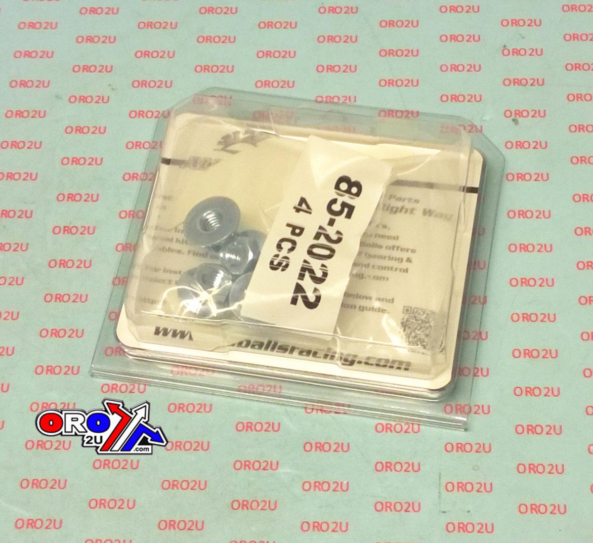 WHEEL NUT SET-4, ALLBALLS 85-1224, 7542321, Polaris Trail Boss 250 2x4 92, Trail Boss 250 4x4 92