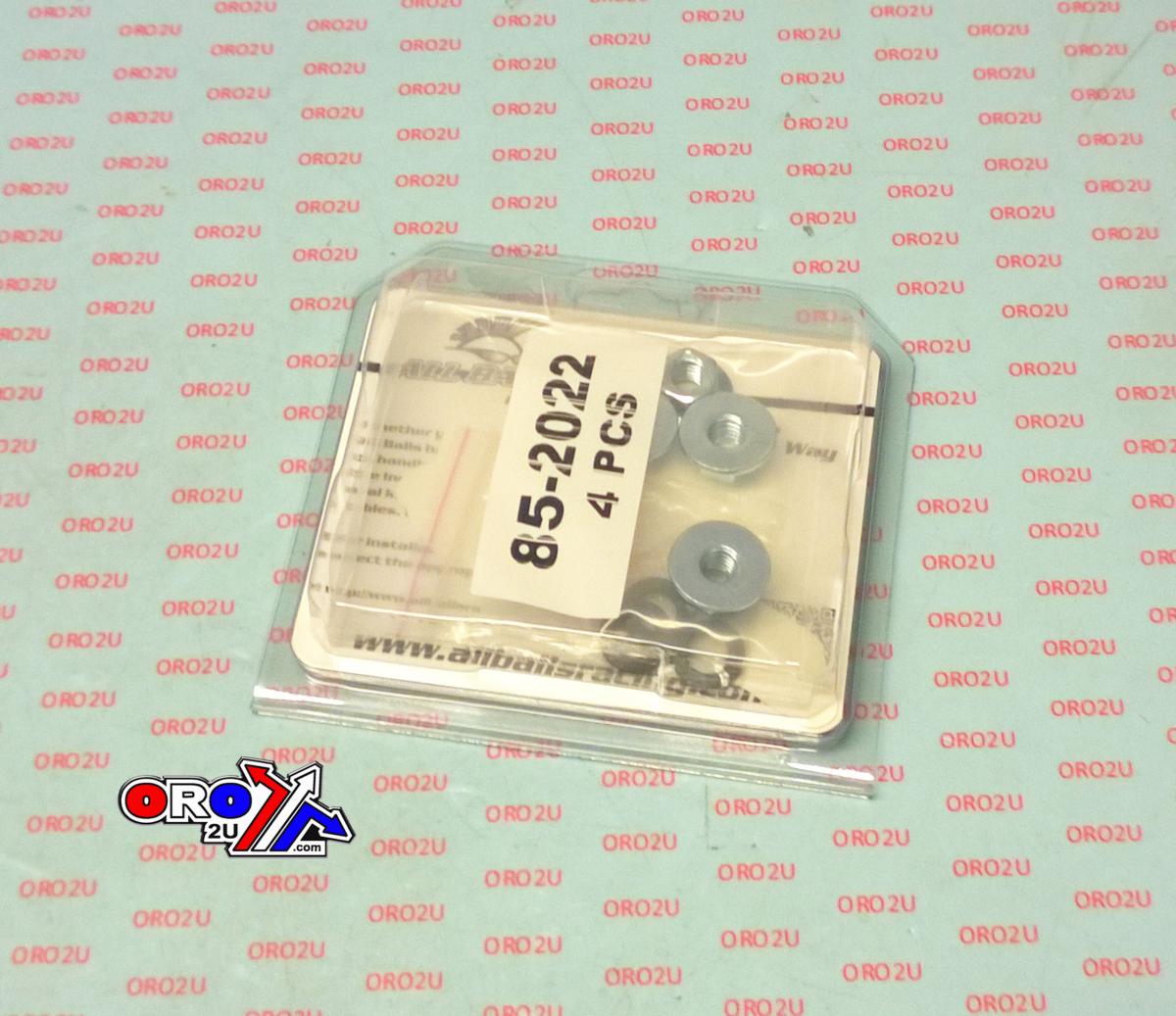 WHEEL NUTS & LOCK WASHERS SET-4, ALLBALLS 85-1225, 7542301, Polaris Trail Boss 350L 2x4 91-92