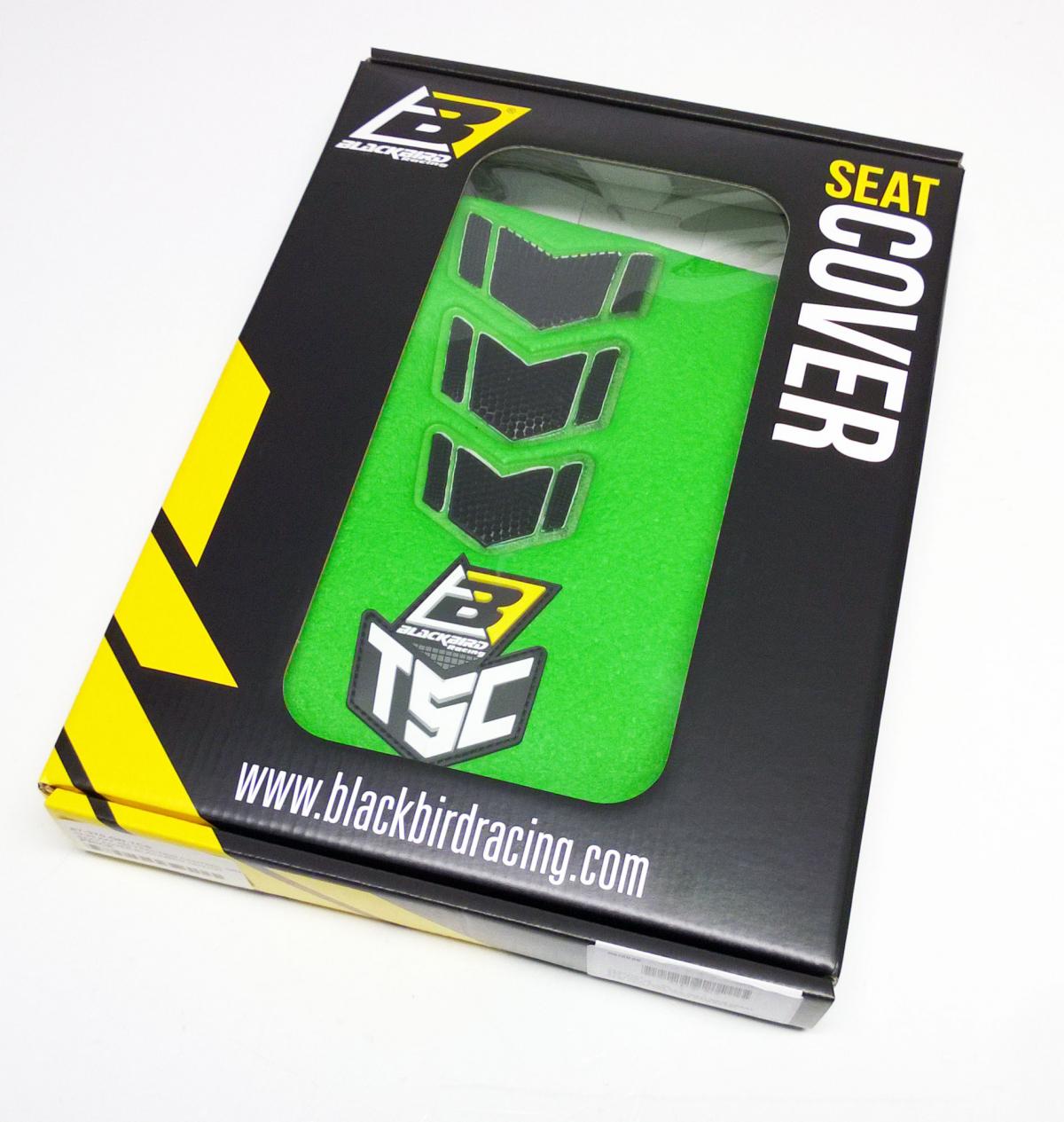 2019-22 KX 450F TRACTION CONTROL GREEN, SEAT COVER BLACKBIRD 1433J/01