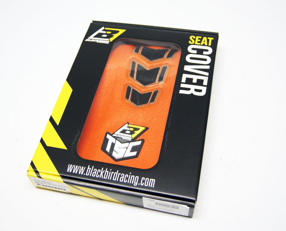 2019-22 SX/SXF KTM TRACTION ORANGE, SEAT COVER BLACKBIRD 1528J/01