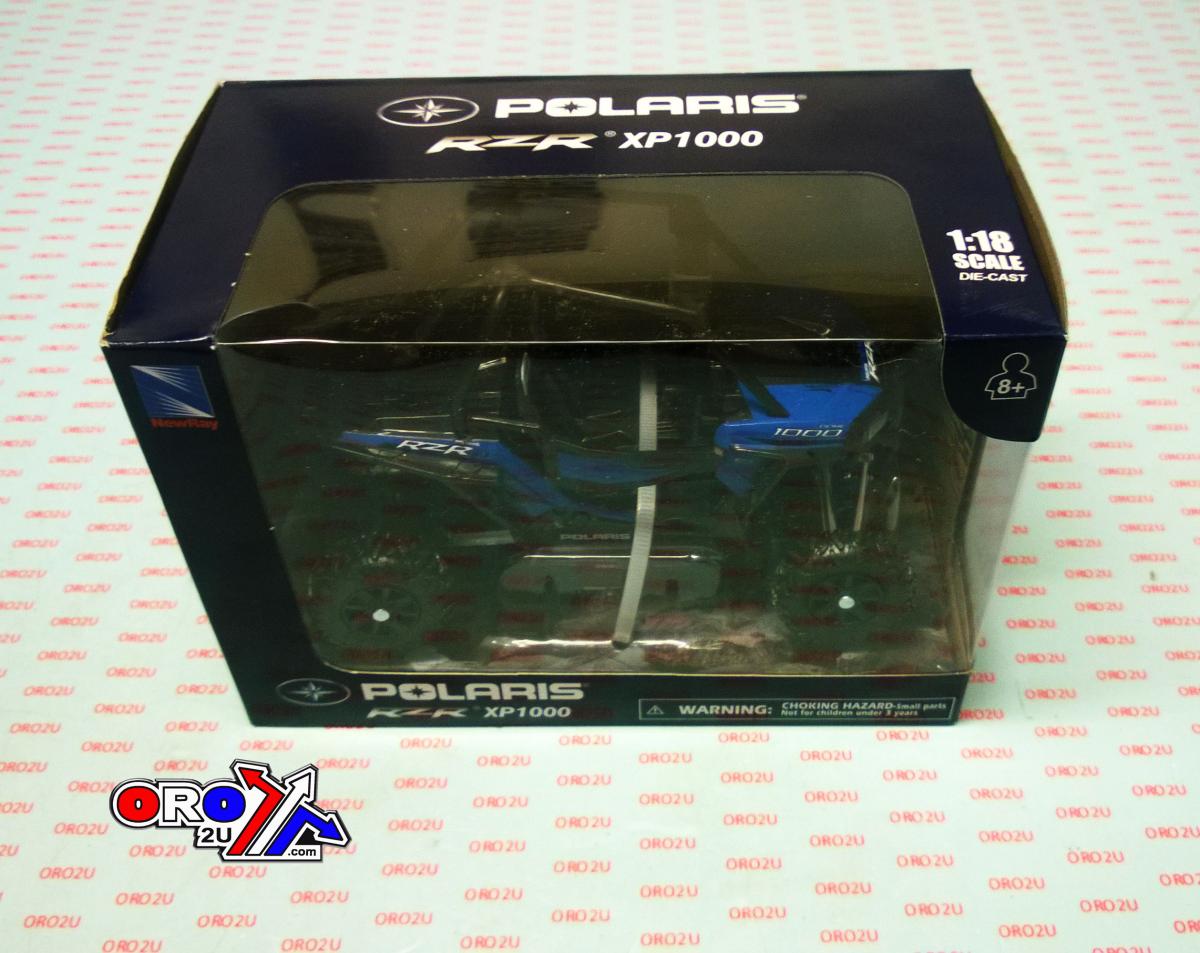 MODEL DIE CAST POLARIS RZR XP1000, VOODOO BLUE, SCALE 1:18, NEWRAY 57593B
