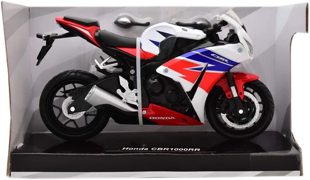 MODEL DIE CAST HONDA CBR1000R, STREET BIKE, RED & BLACK, SCALE 1:12, NEWRAY 57793