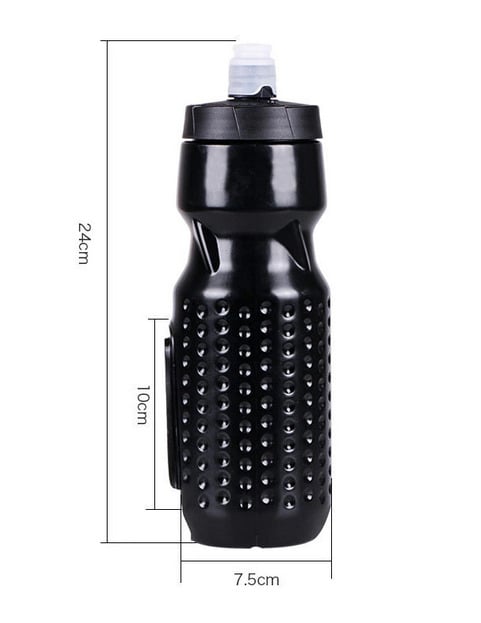Magnetic Cycling Water Bottle Holder Cage 710ml - Grey - Fidlock Style Connection