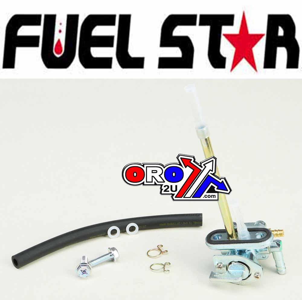 FUEL VALVE KIT KL650A KLR 87-05, Fuel Star FS101-0122 KAWASAKI DIRT, TAPE / PETCOCK / CLIPS / PIPES / BOLTS