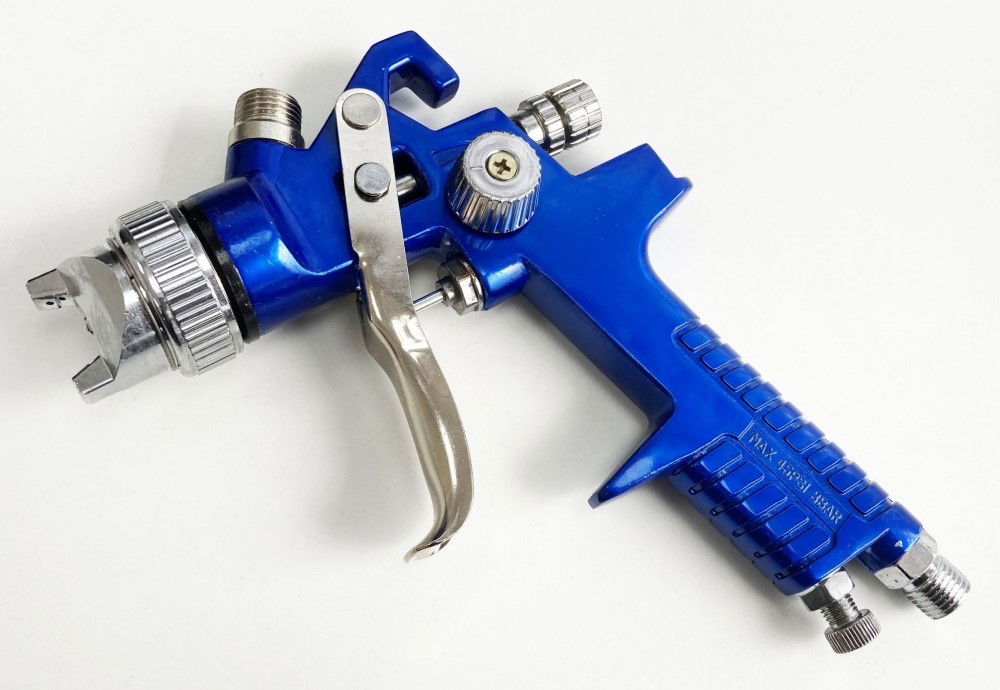HVLP AIR PAINT SPRAY GUN NOZZLE 1.4mm CONTAINER 600ml - TOOLZONE KDPAT031