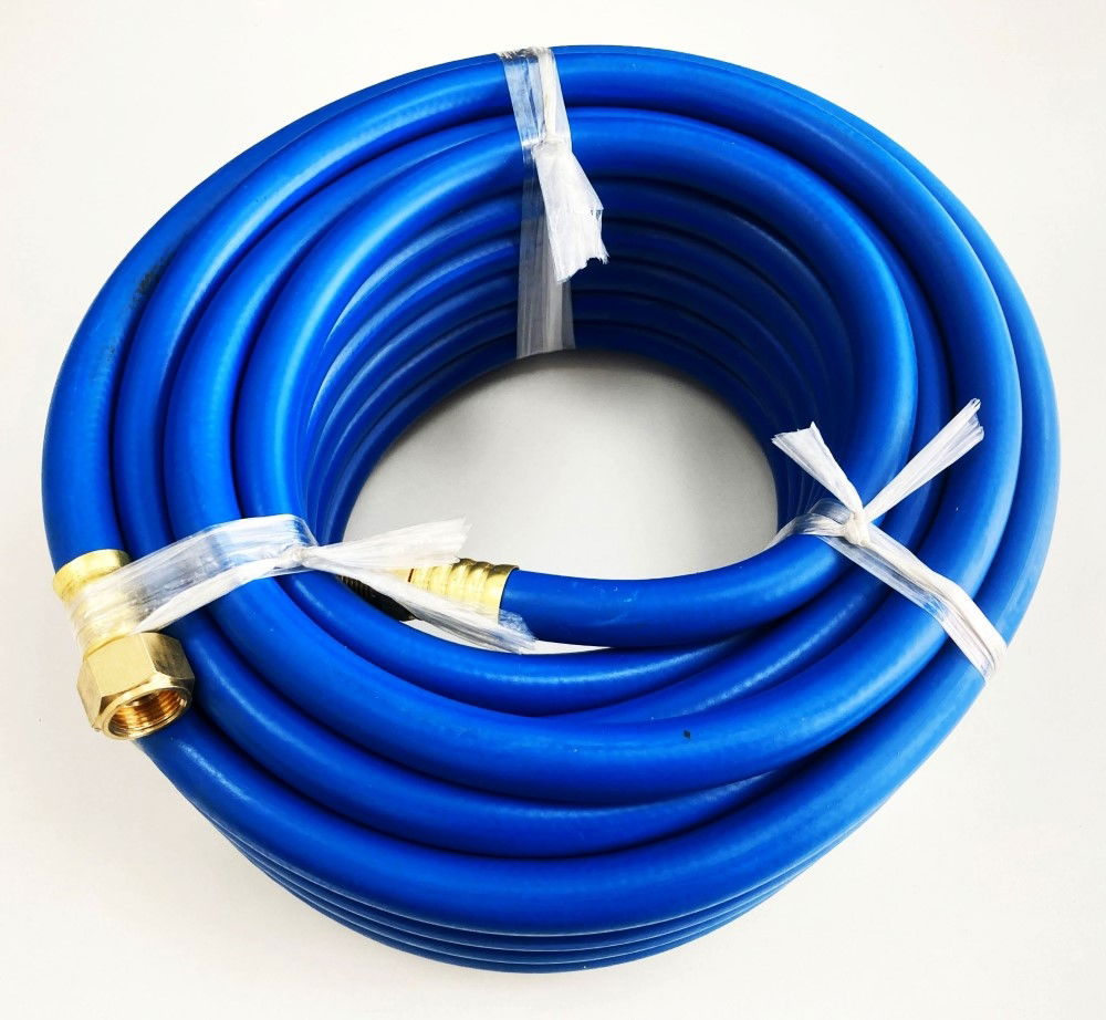 AIR HOSE 3/8 50ft HI VIS 3/8 BSP MALE AND FEMALE ENDS WORKING PRESSURE 20 bar - TOOLZONE KDPAT070