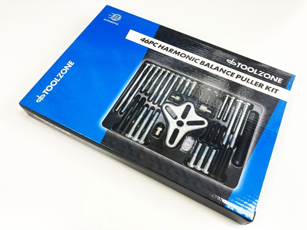 HARMONIC BALANCE PULLER SET 46pc FOR PULLEYS AND STEERING WHEELS - TOOLZONE KDPAU015