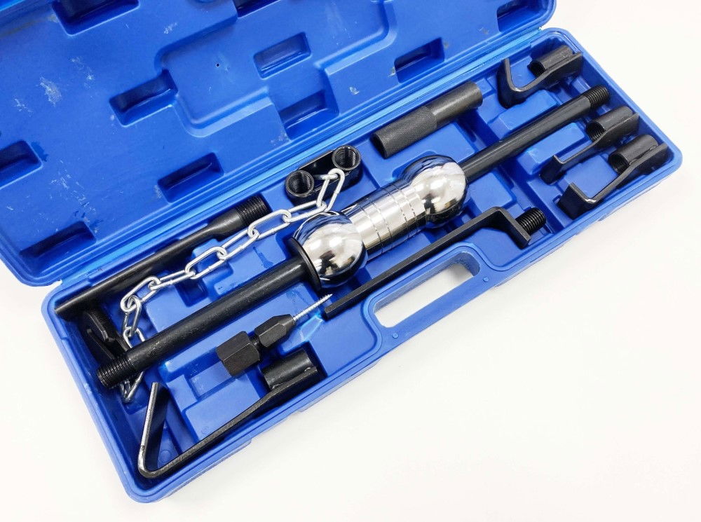 DENT PULLER SET 13pc 10lb SLIDE HAMMER FOR VEHICLE BODIES - TOOLZONE KDPAU026