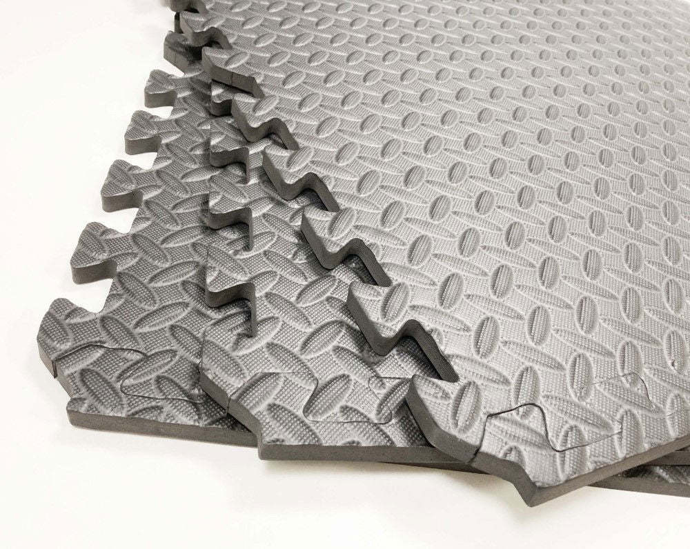 ANTI FATIGUE FOAM FLOORING 6pc 600 x 600mm COVERS 2.23m² - TOOLZONE KDPAU305