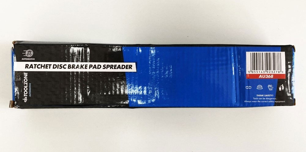 RATCHET DISC BRAKE PAD SPREADER 40-68mm JAW 116-60mm - TOOLZONE KDPAU368