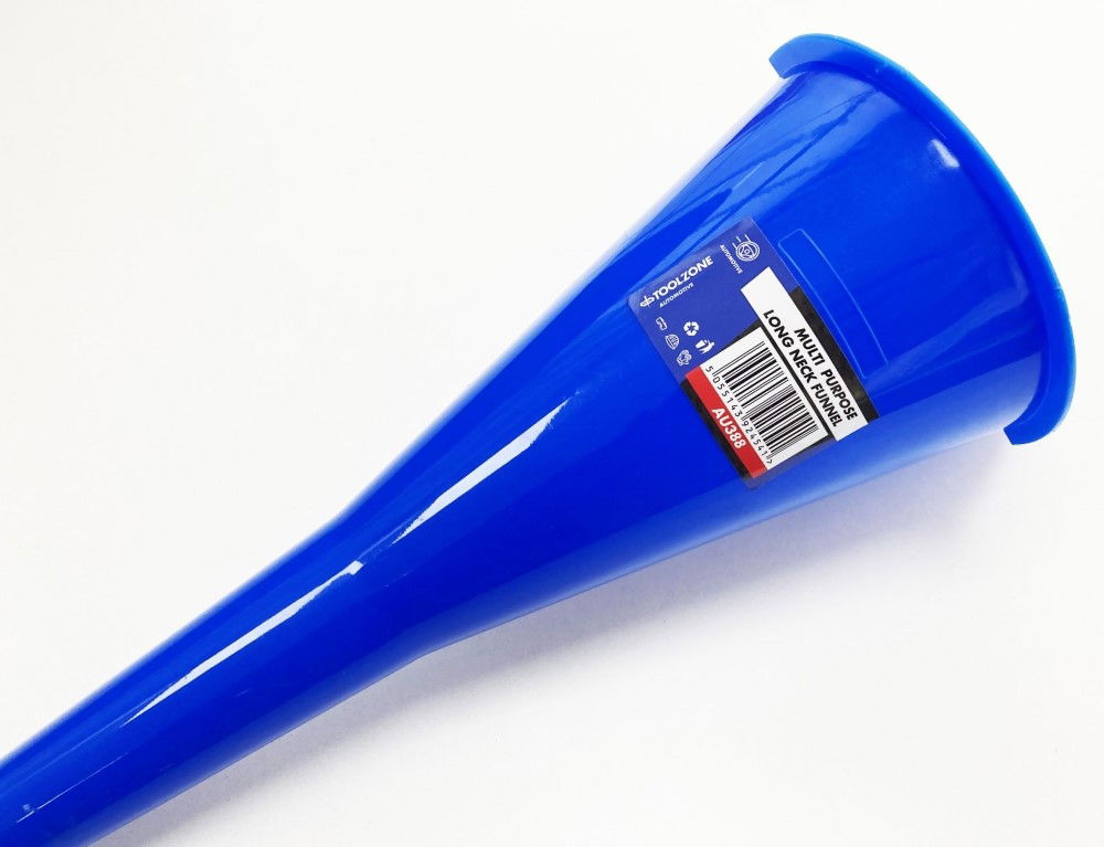 PLASTIC FUNNEL LONG NECK MULTI PURPOSE - TOOLZONE KDPAU388
