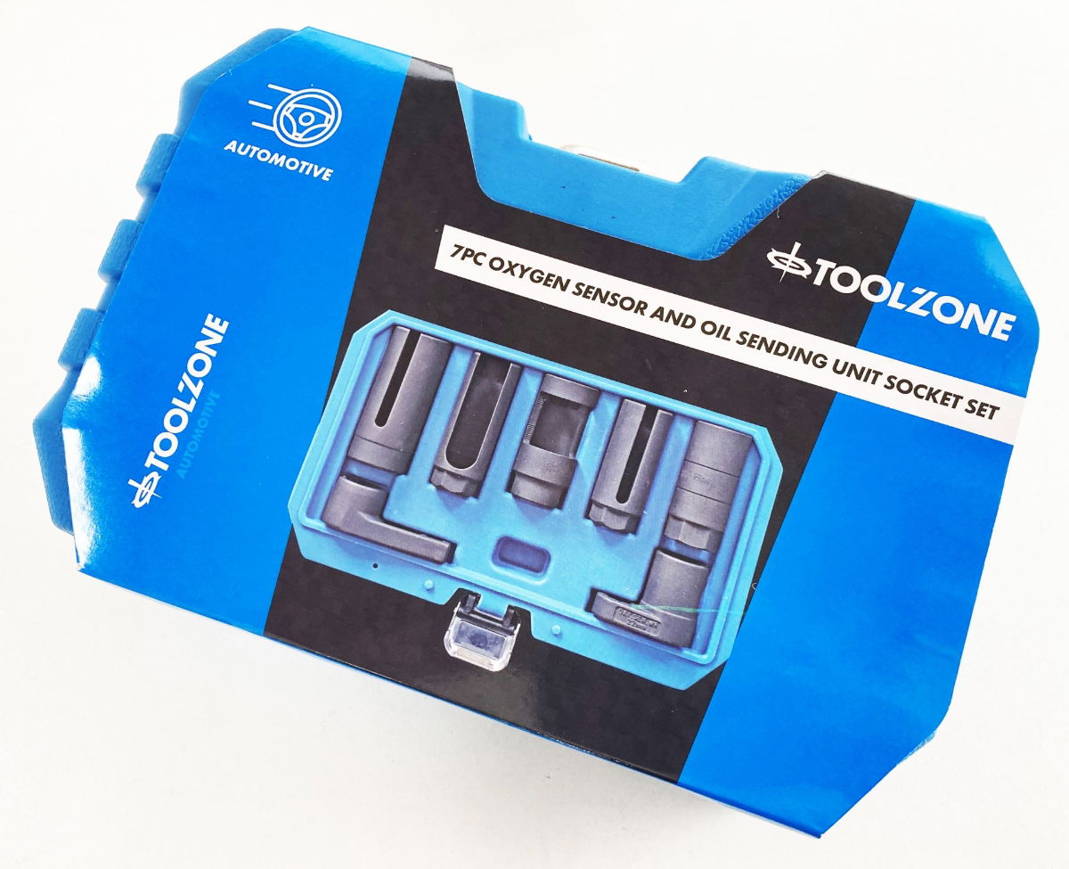 OXYGEN SENSOR AND OIL SENDER UNIT SOCKET SET 7pc - TOOLZONE KDPAU399