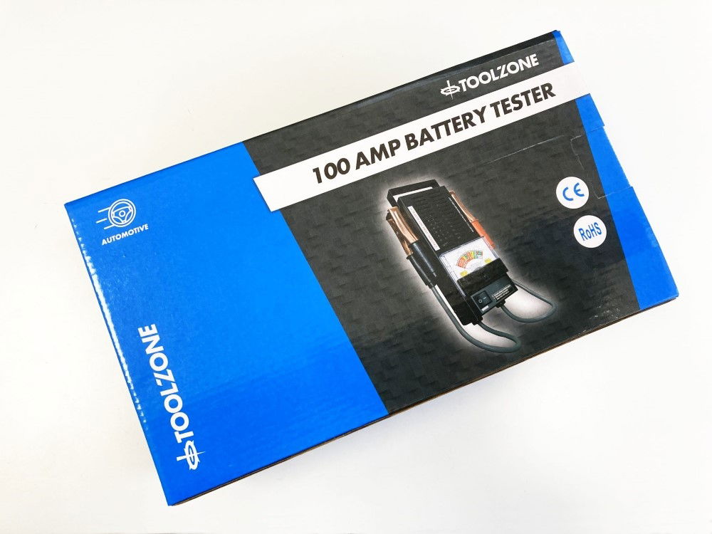 BATTERY TESTER 6/12v 100A ANALOGUE DISPLAY 0-16vdc - TOOLZONE KDPBT030