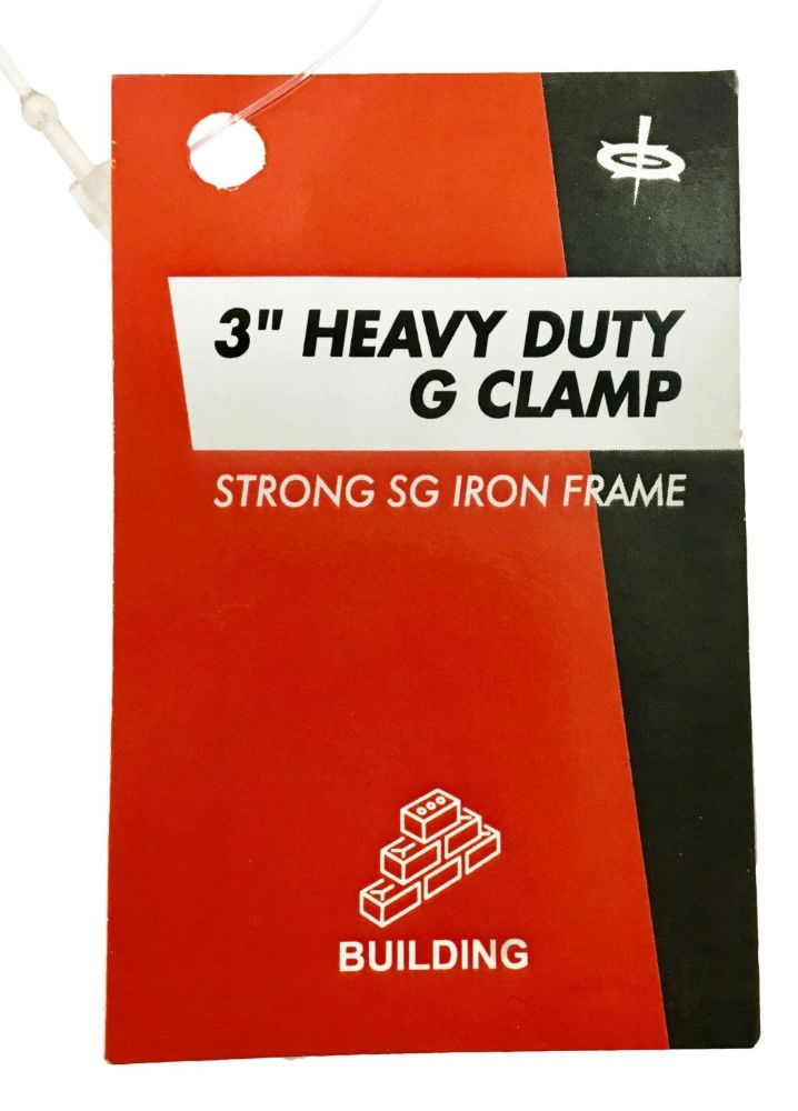 G CLAMP HEAVY DUTY 3 - TOOLZONE KDPCL089