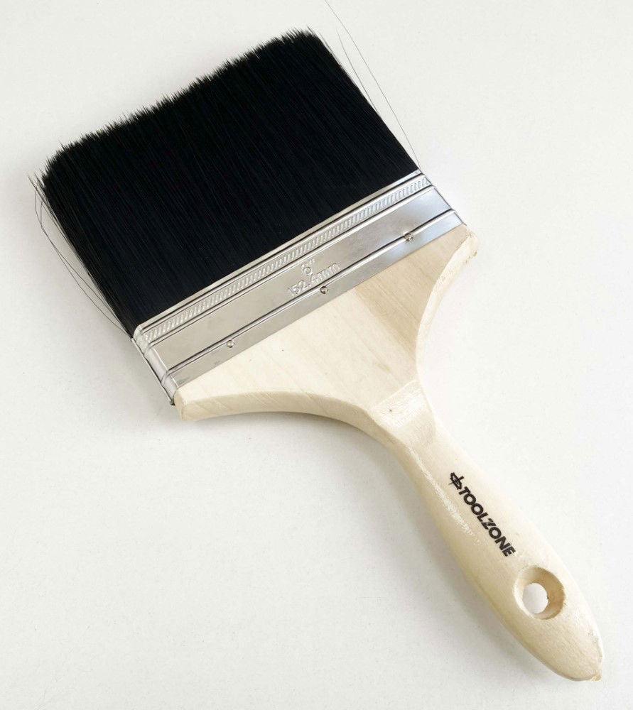 WALL BRUSH 6 PROFESSIONAL DOUBLE BOILED FINE BRISTLES - TOOLZONE KDPDC153