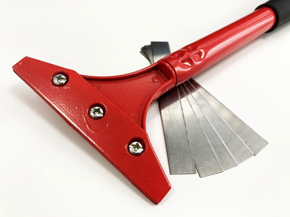 WALLPAPER SCRAPER 4 WITH 5 BLADES METAL BODY - TOOLZONE KDPDC185