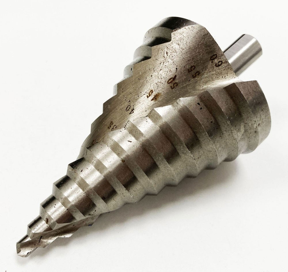 STEP DRILL HSS 6-60mm 12 STEPS 1/2 SHANK - TOOLZONE KDPDR036