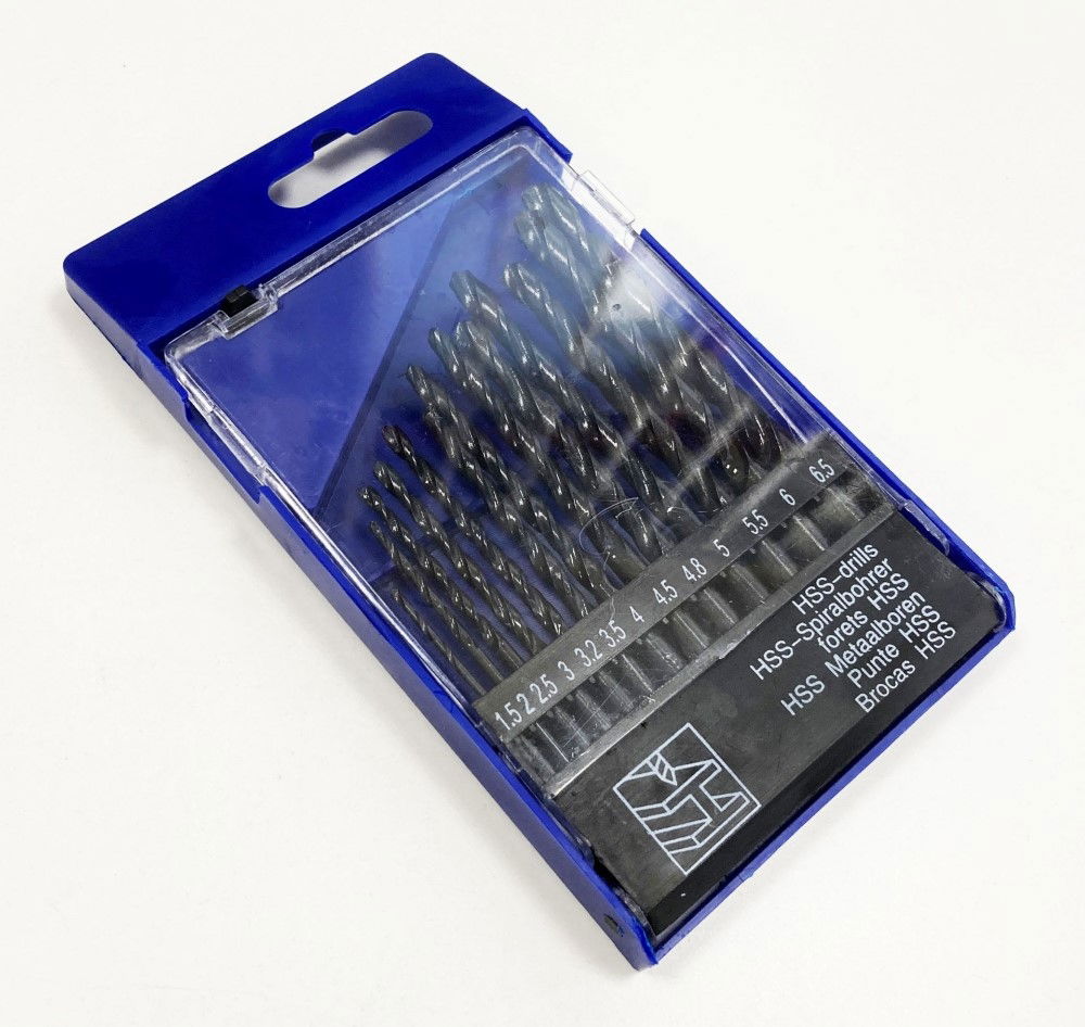 DRILL BIT SET HSS 13PC 1.5-6.5mm - TOOLZONE KDPDR082