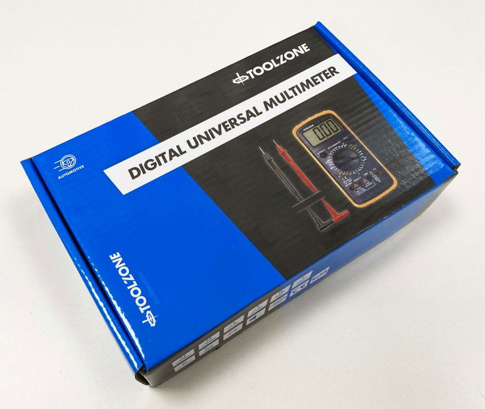 DIGITAL MULTIMETER LARGE LCD DISPLAY ROHS COMPLIANT - TOOLZONE KDPEL060