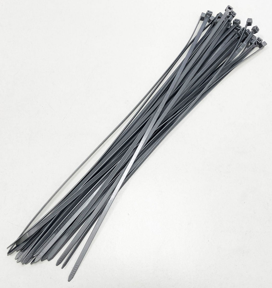 CABLE TIES 30PC 15 SILVER 4.0mm WIDE - TOOLZONE KDPEL104