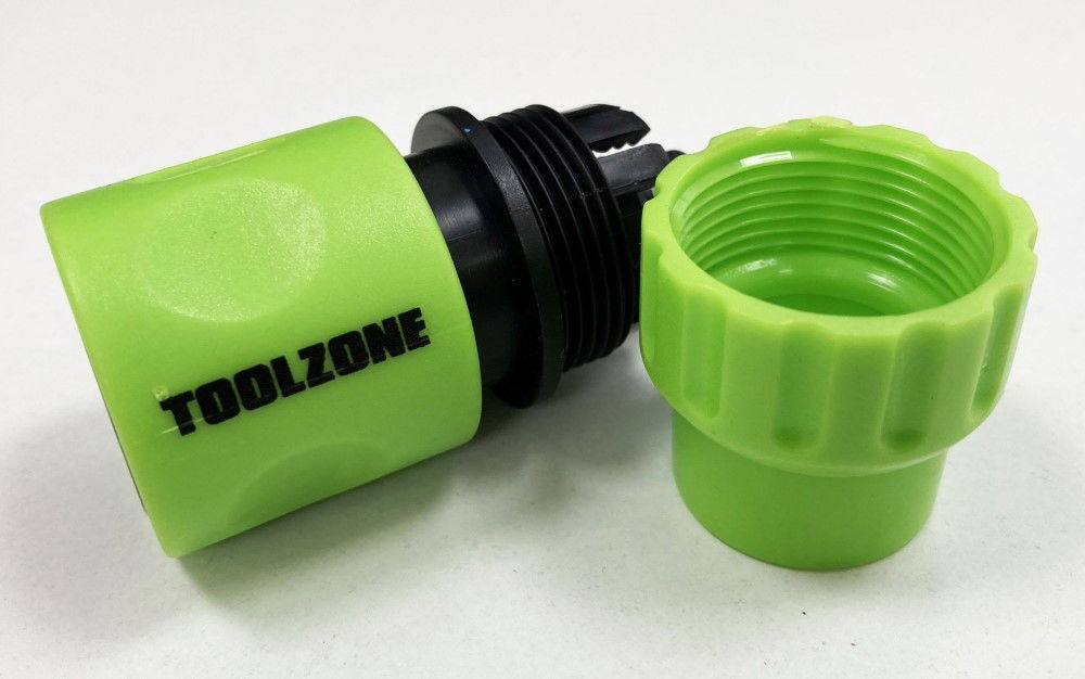 WATER STOP CONNECTOR WITH HOSE PROTECTOR - TOOLZONE KDPGD175