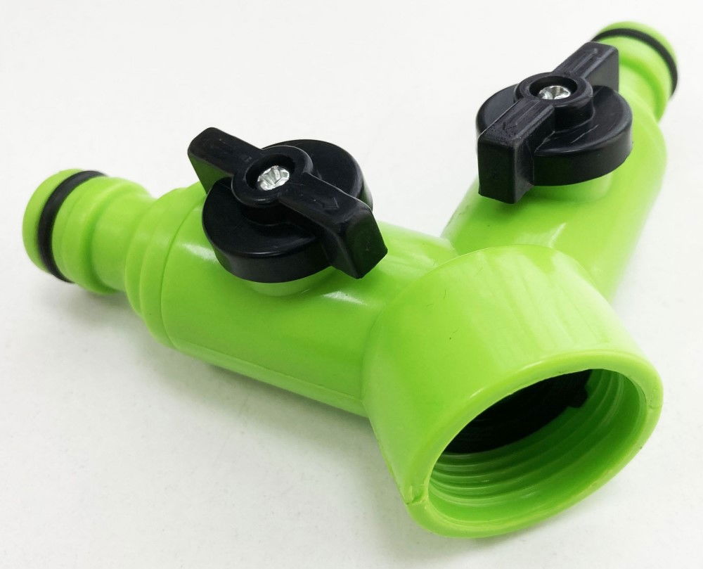 HOSE SPLITTER DUAL SHUT OFF 3/4 THREAD - TOOLZONE KDPGD231