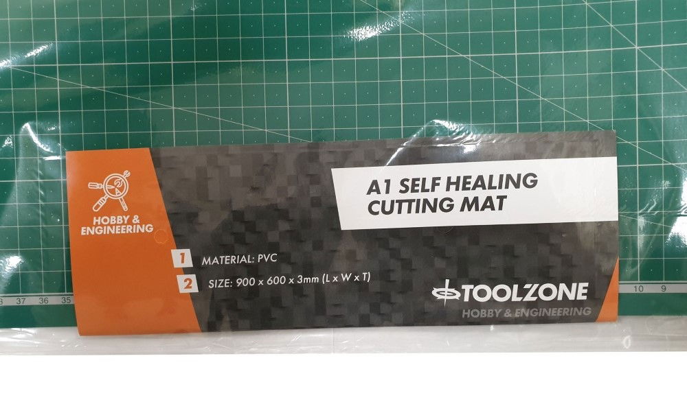 SELF HEALING CUTTING MAT A1 90 x 60cm NON SLIP - TOOLZONE KDPHB199
