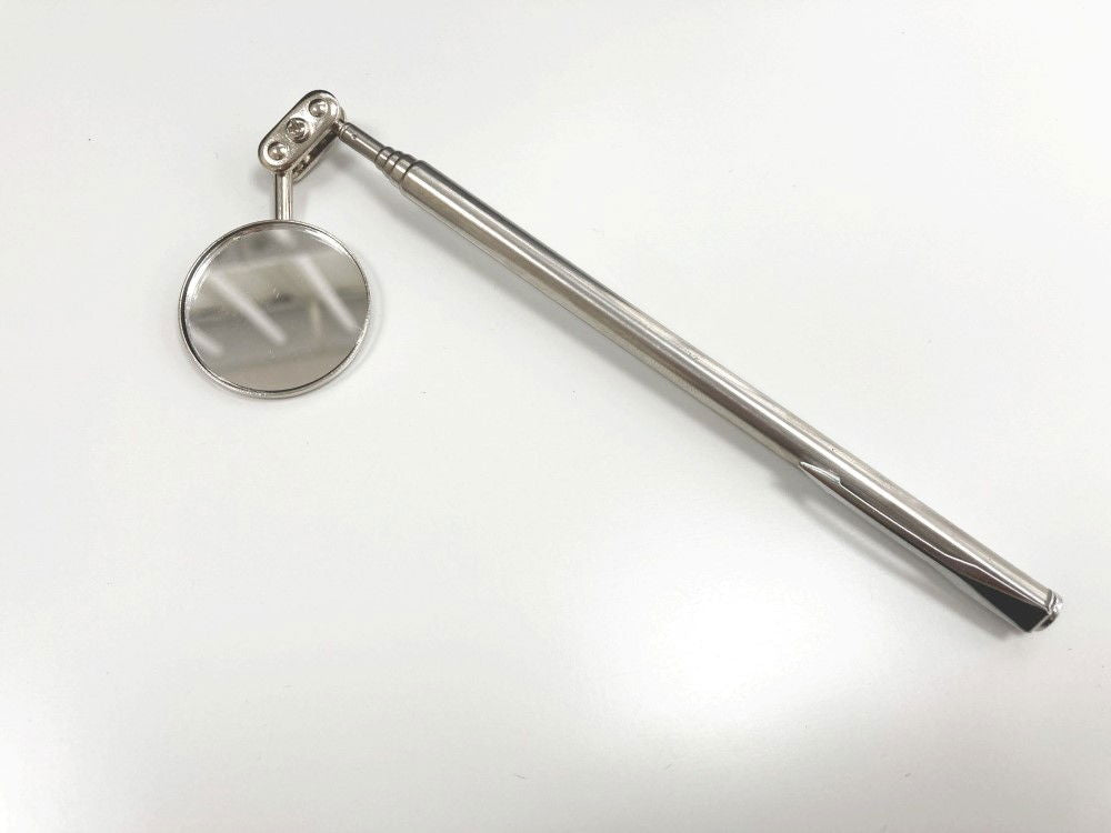 EXTENDING INSPECTION MIRROR 1.25 360° SWIVEL BALL JOINT 30mm EXTENDS TO 23 - TOOLZONE KDPHB229