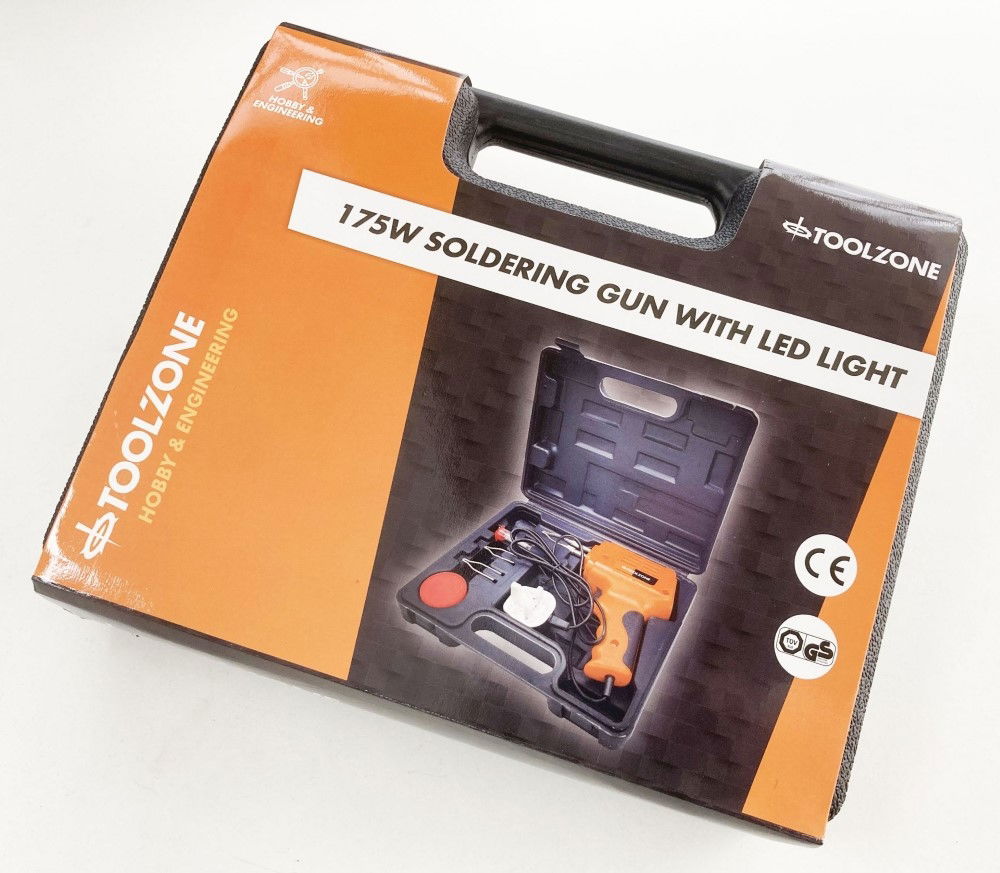 SOLDER GUN 175 watt WITH LED LIGHT KIT - TOOLZONE KDPHB328