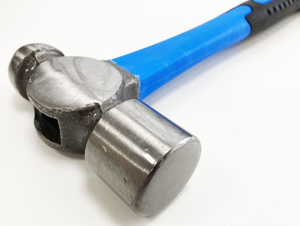 BALL PEIN HAMMER 32oz 70% FIBRE HANDLE 340mm - TOOLZONE KDPHM063