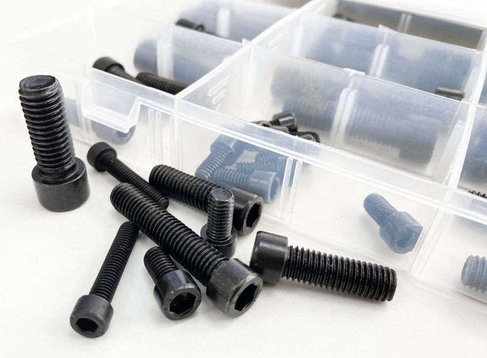 HEX CAP BOLTS ASSORTMENT 106pc CARBON STEEL M4-M10 - TOOLZONE KDPHW005