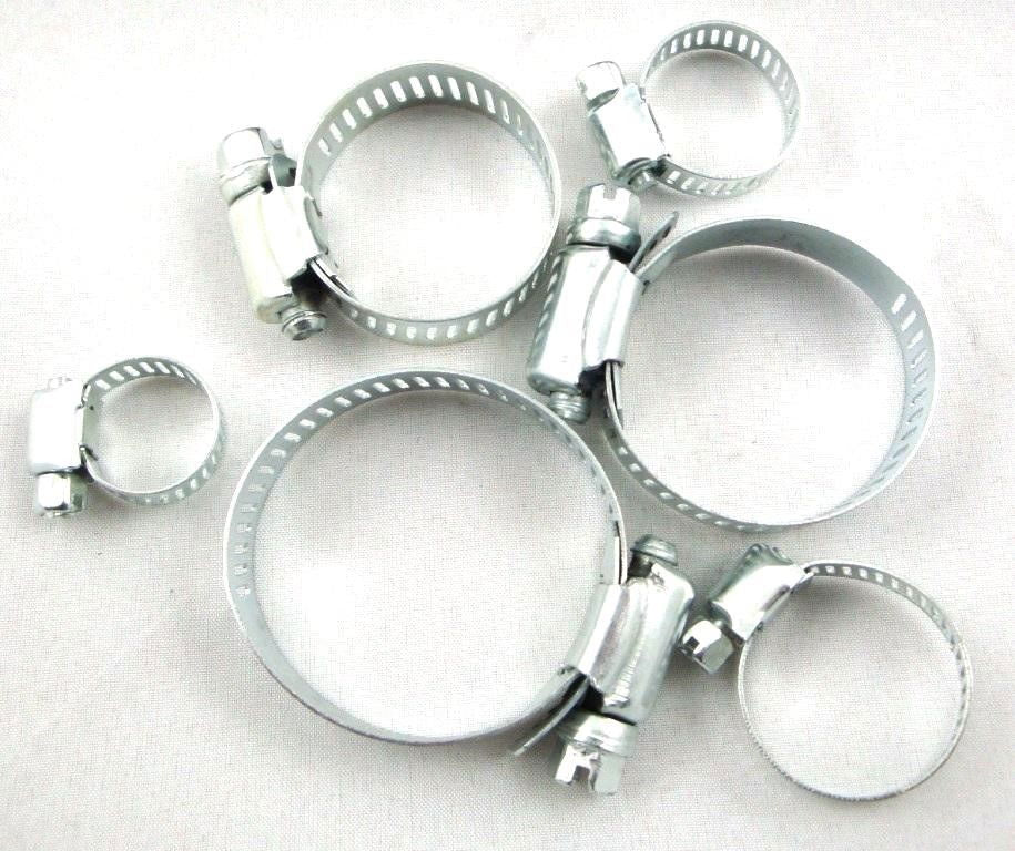 HOSE CLAMP SET 35pc STAINLESS STEEL 8-44mm - TOOLZONE KDPHW039