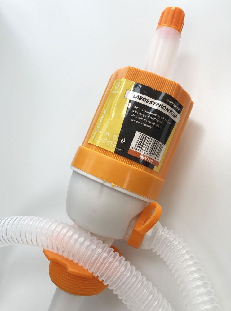 SYPHON PUMP BIG 1180mm WITH 2 BSP BARREL BUNG - TOOLZONE KDPHW100