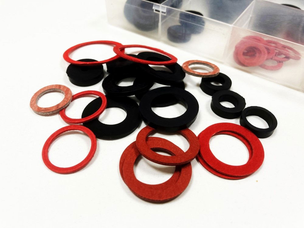 SEALING WASHER ASSORTMENT 141pc IN STORAGE BOX - TOOLZONE KDPHW181