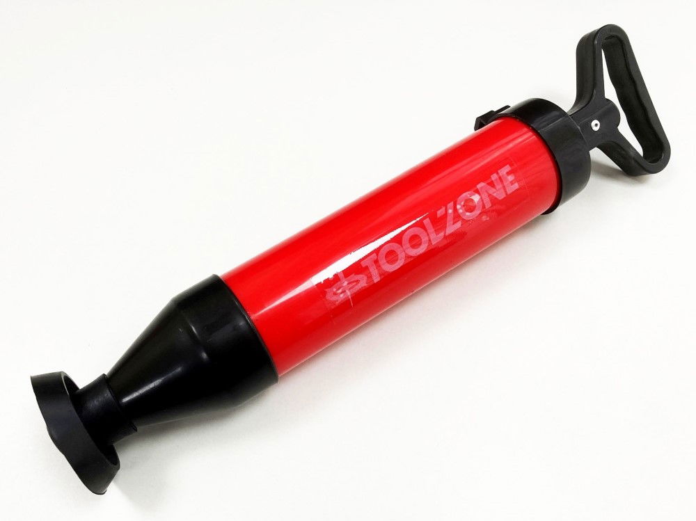 DRAIN PLUNGER SYRINGE TYPE WITH INTERCHANGEABLE HEADS - TOOLZONE KDPHW205