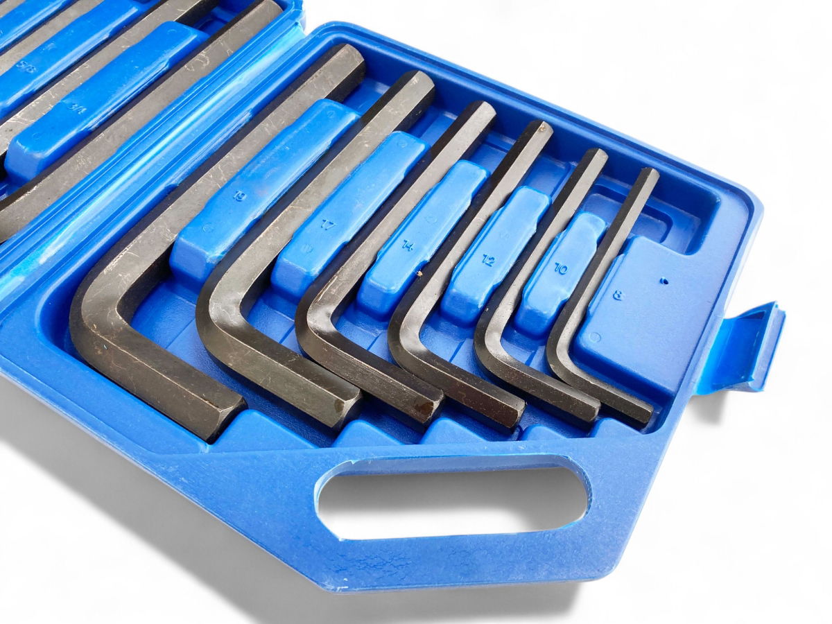 HEX KEY SET JUMBO METRIC AND AF 12pc IN CASE 40CR - TOOLZONE KDPHX024