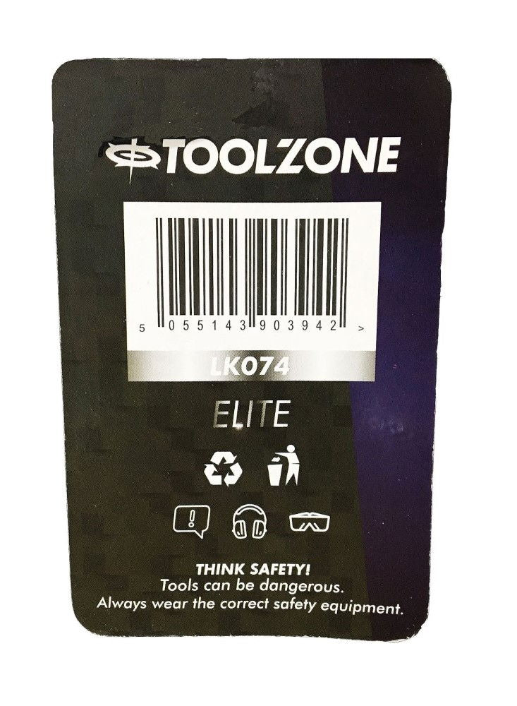 CHAIN 1100mm x 10mm WITH 65mm HEAVY DUTY PADLOCK AND 3 KEYS - TOOLZONE KDPLK074