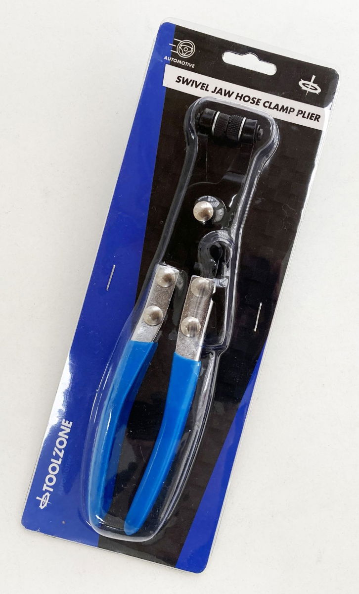SWIVEL JAW HOSE CLIP CLAMP PLIER RATCHET OPERATION LOCK FACILITY - TOOLZONE KDPPL127