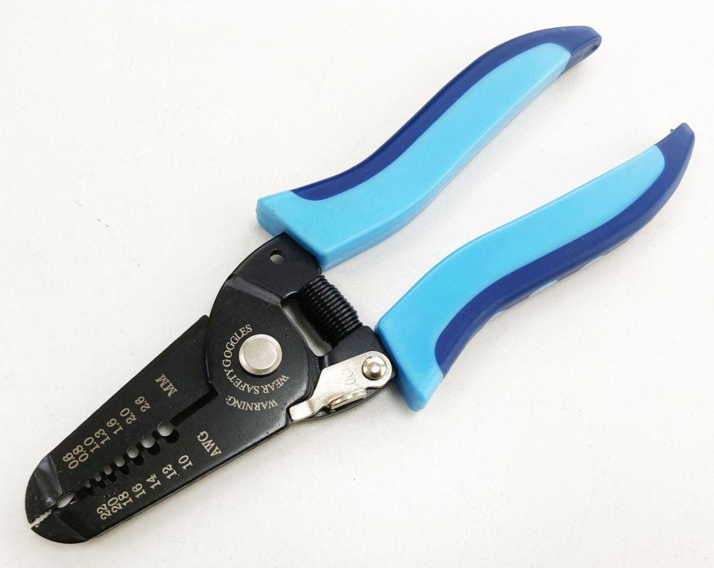 WIRE STRIP PLIERS 10-22 swg SPRING LOADED LOCKING CATCH - TOOLZONE KDPPL129