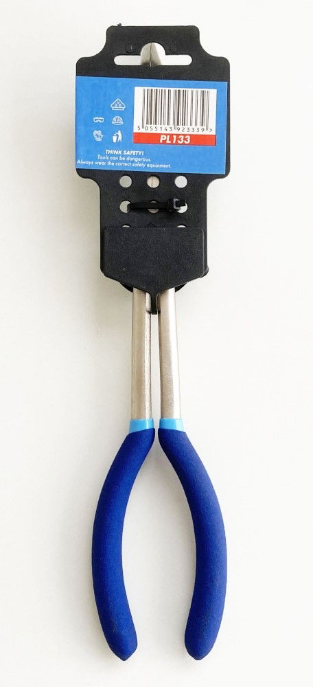 BENT NOSE PLIERS 45 DEGREE 11 CRV SOFT GRIP HANDLES - TOOLZONE KDPPL133