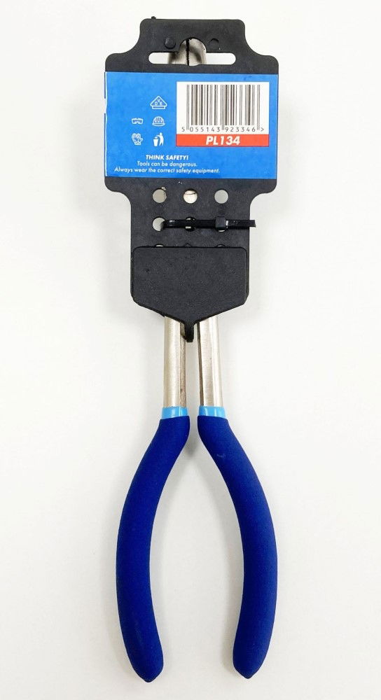 BENT NOSE PLIERS 90 DEGREE 11 CRV SOFT GRIP HANDLES - TOOLZONE KDPPL134