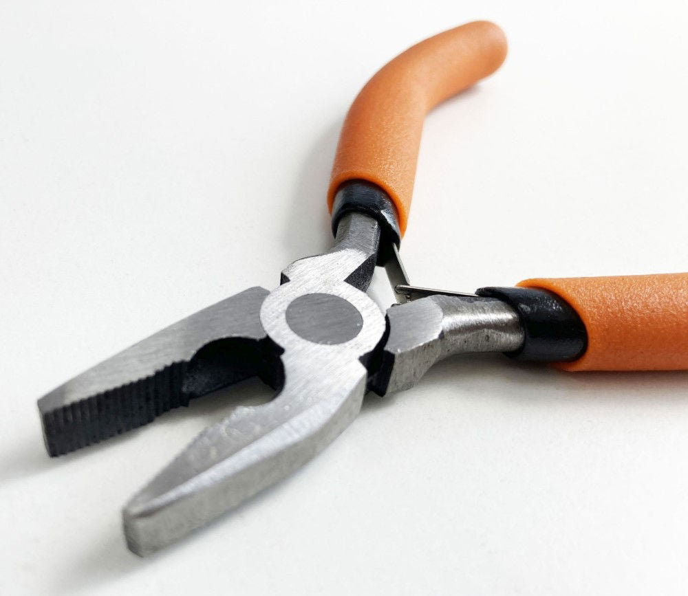 MINI COMBINATION PLIERS SPRING LOADED FOAM HANDLES - TOOLZONE KDPPL174