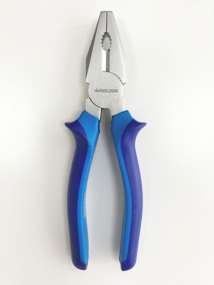 COMBINATION PLIER HEAVY DUTY 8 SATIN FINISH DROP FORGED STEEL - TOOLZONE KDPPL206