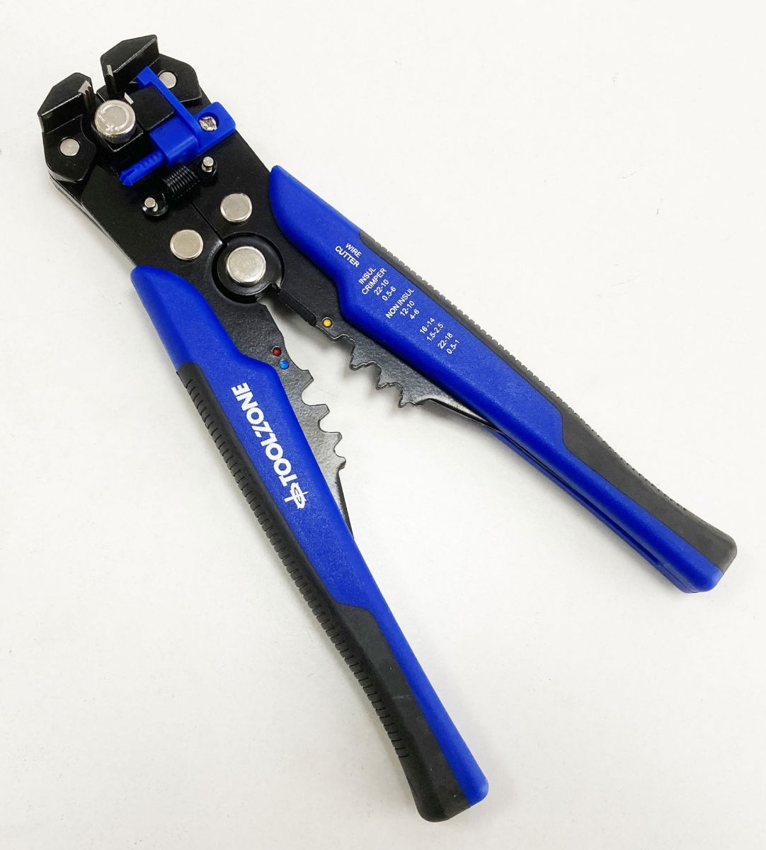 AUTO WIRE STRIPPER AND CRIMPERS 10-24 awg 0.2-6.0mm² - TOOLZONE KDPPL298