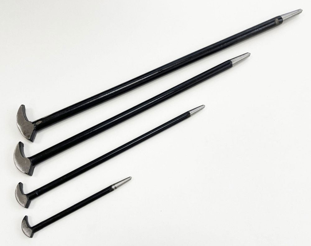 PRY BAR SET HEEL & TOE 4PC 6, 12, 16, 20 DROP FORGED - TOOLZONE KDPPN087