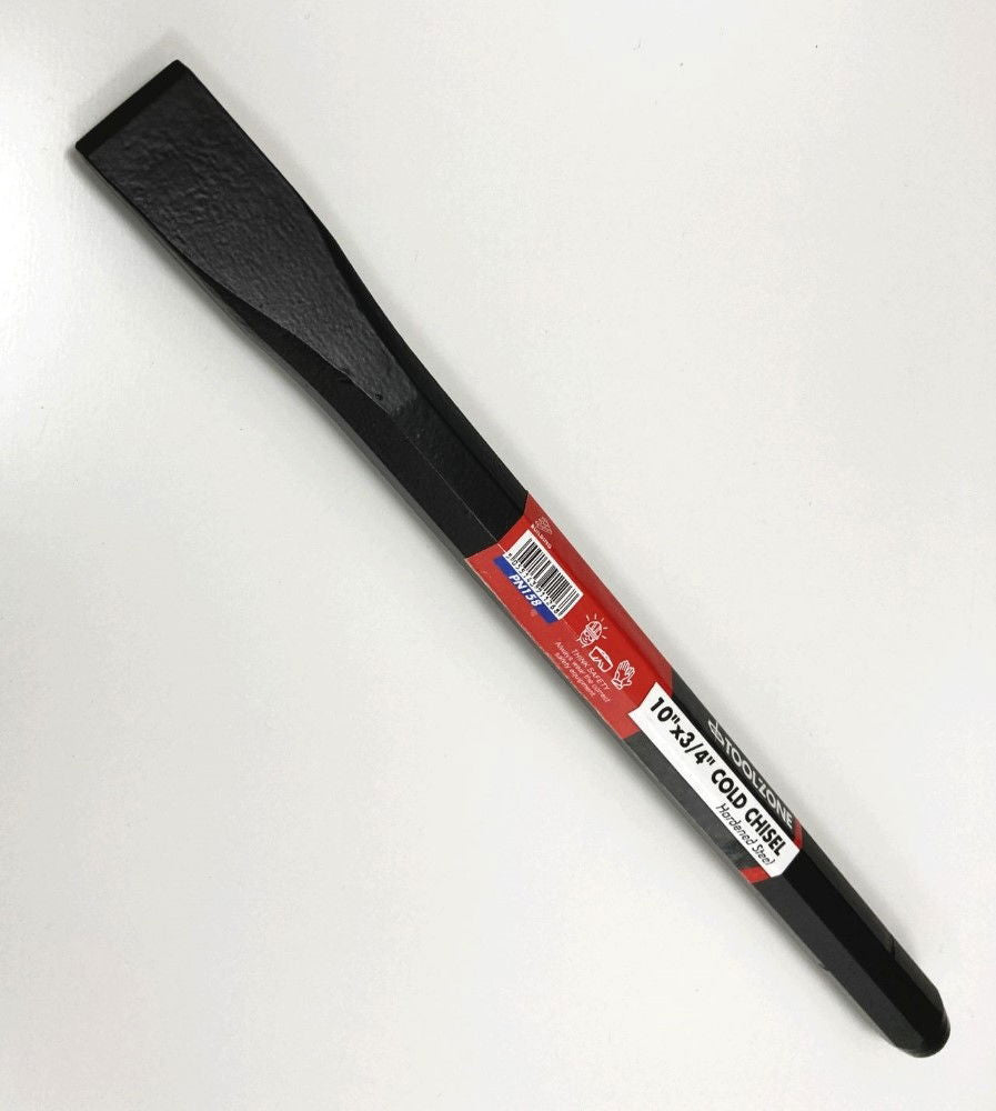 COLD CHISEL 10 x 3/4 DROP FORGED HARDENED STEEL BLACK FINISH - TOOLZONE KDPPN158