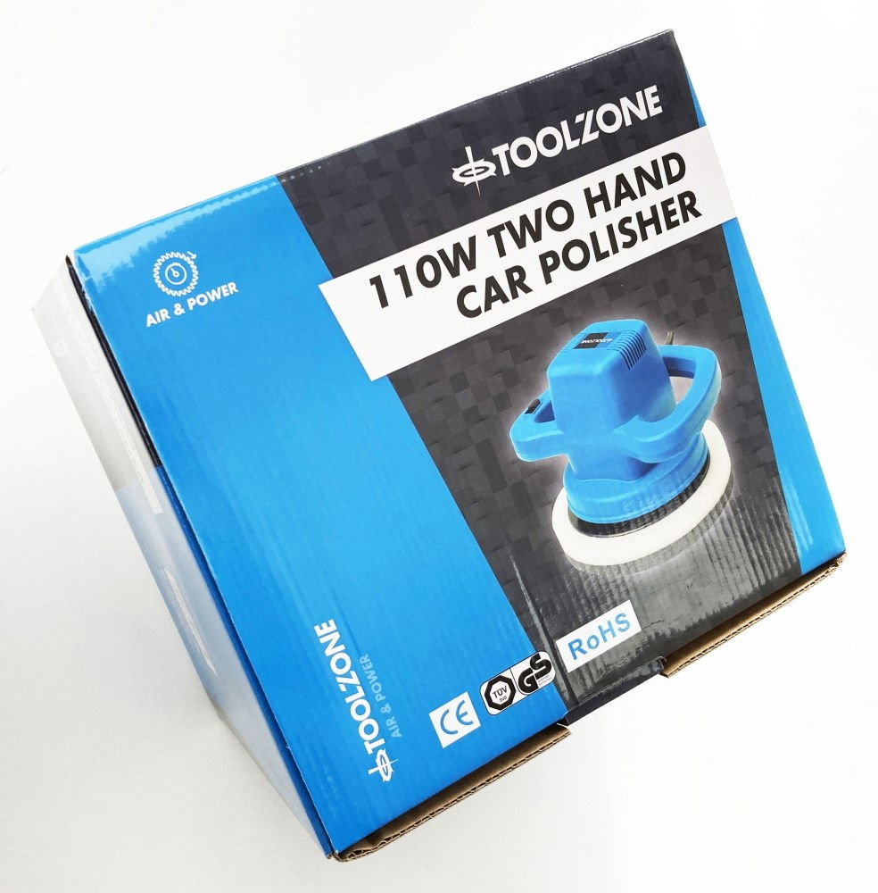 CAR POLISHER 110W 240V TWO HAND 3000rpm - TOOLZONE KDPPW091