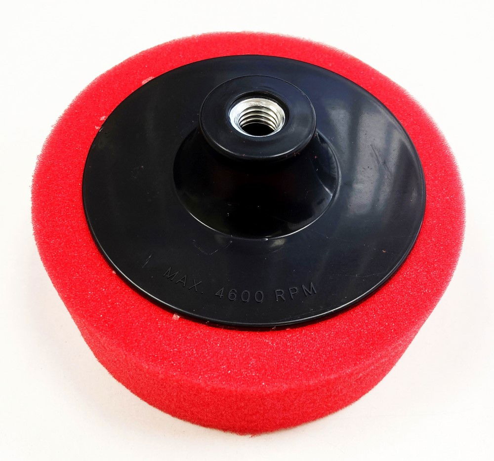 POLISHING SPONGE SOFT 150 x 50mm M14 THREAD - TOOLZONE KDPPW160