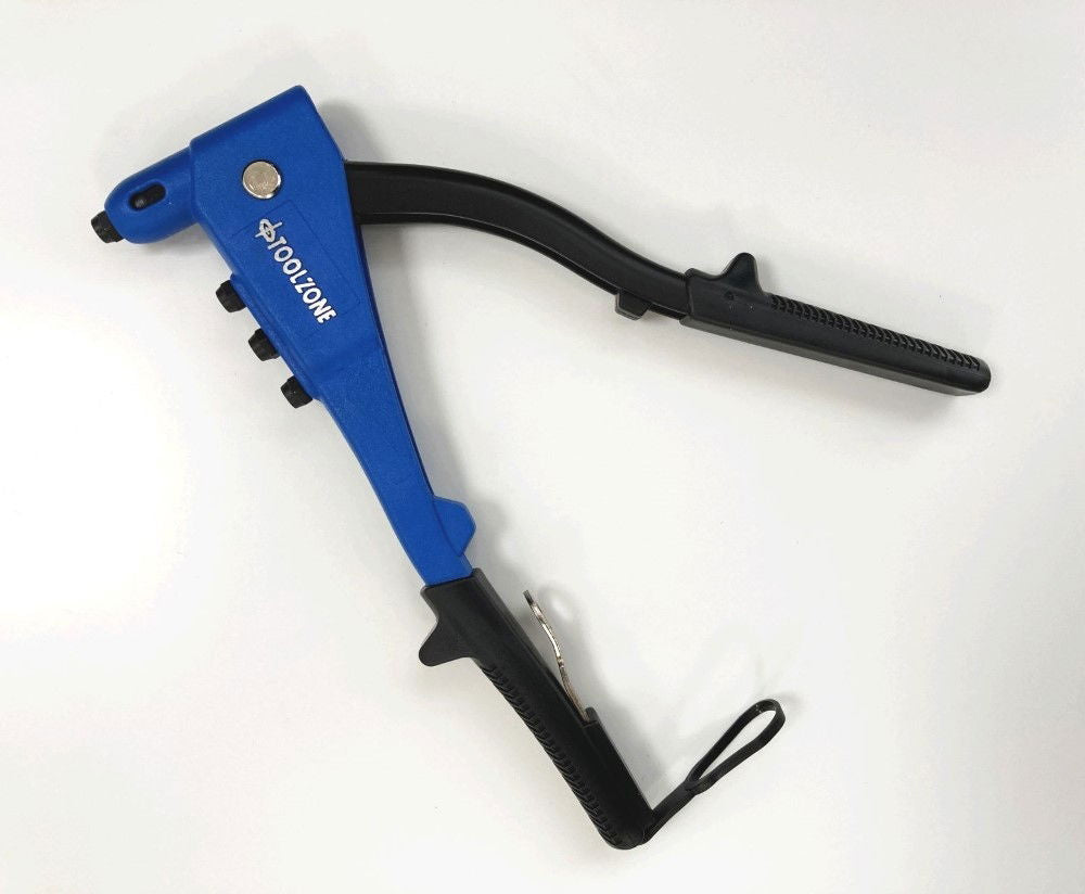 HAND RIVETER 265mm 2.4-4.8mm 4 NOZZLES - TOOLZONE KDPRV002