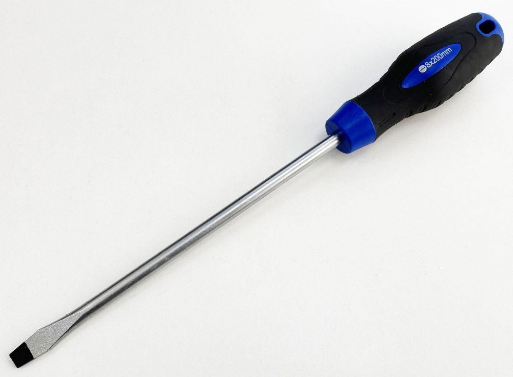 SLOT BLADE SCREWDRIVER 200mm x 8mm - TOOLZONE KDPSD249